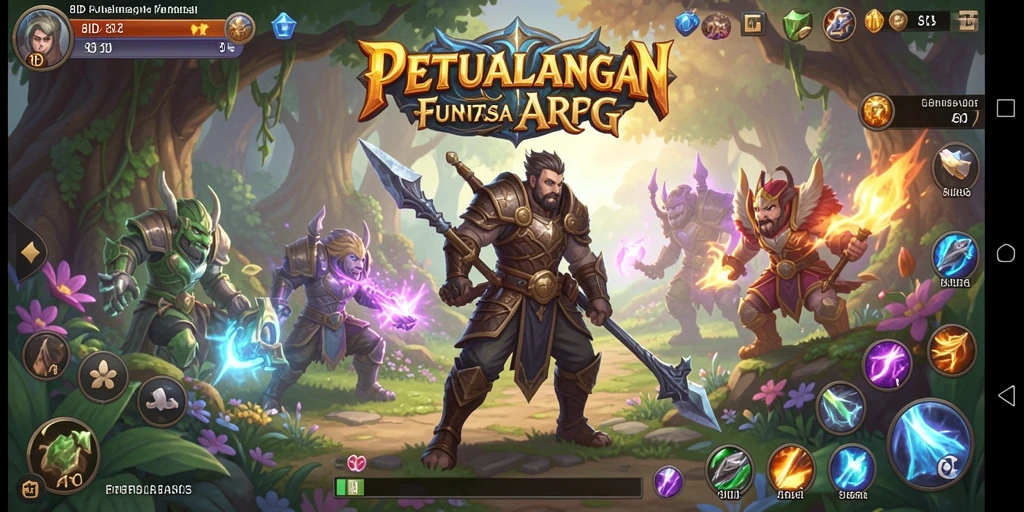 Tampilan gameplay ARPG yang seru dan mendebarkan di 8ID.