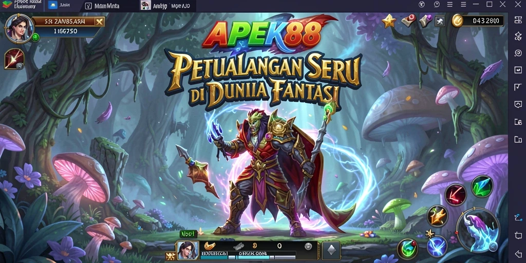 Tampilan gameplay APEK88 yang seru dan menantang di dunia petualangan.