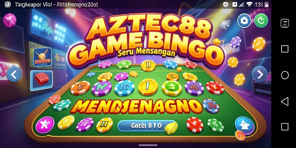 Screenshot gameplay AZTEC88 yang menampilkan keseruan Bingo.