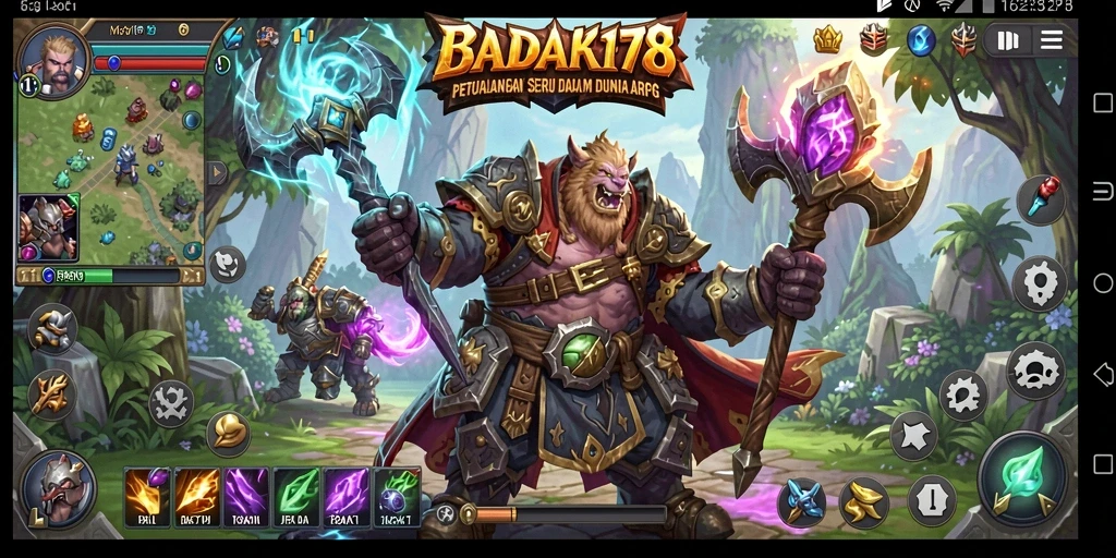 Tampilan gameplay <strong>BADAK178</strong> yang memikat dengan pertarungan seru dan karakter unik.