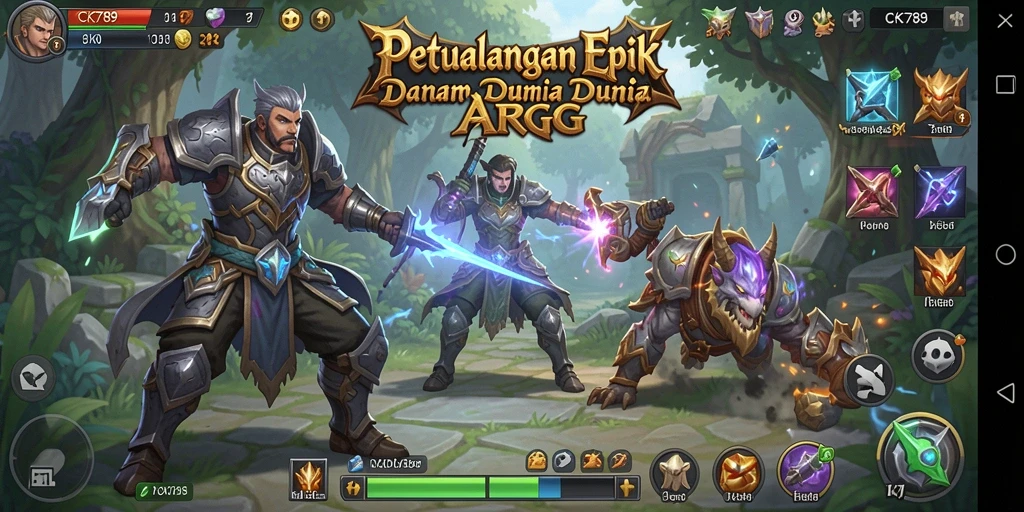 Tampilan menegangkan dari pertarungan epik dalam CK789.