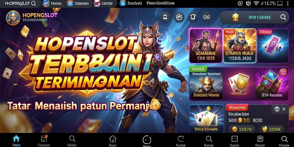 Tampilan gameplay strategis HOPENGSLOT yang memukau dan menarik.