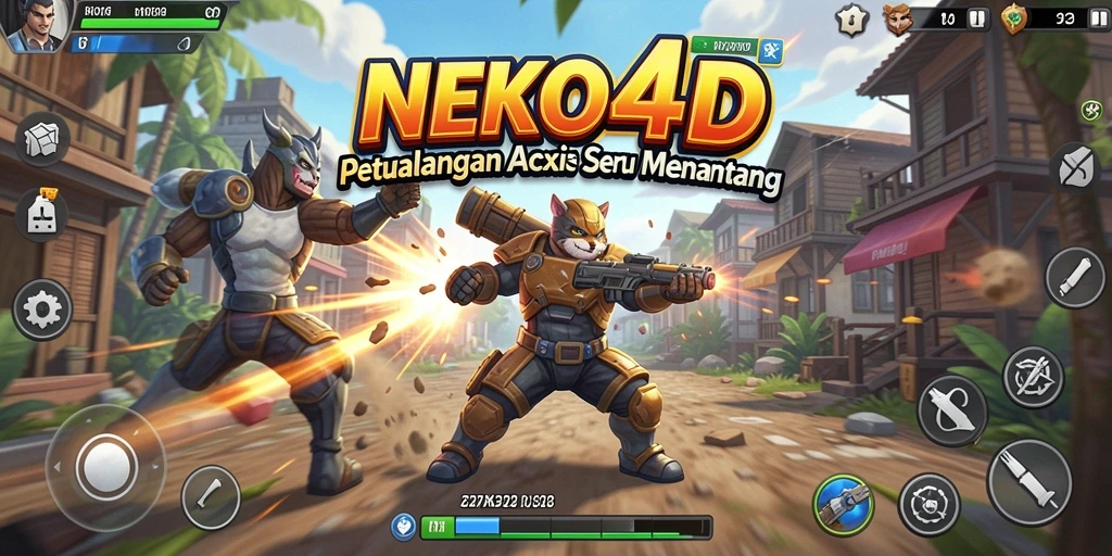 Tampilan gameplay seru dan mendebarkan di NEKO4D.