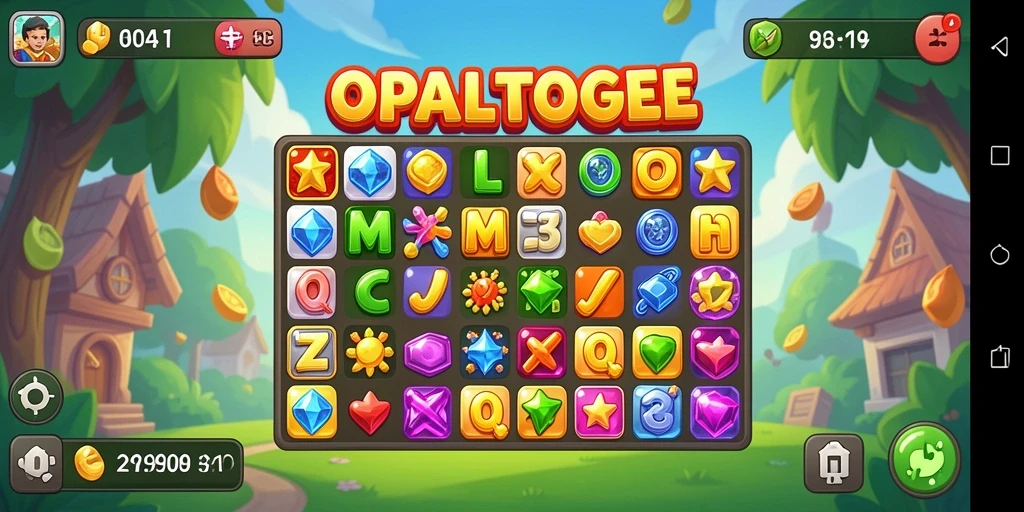 Tampilan gameplay seru dari OPALTOGEL yang penuh warna.