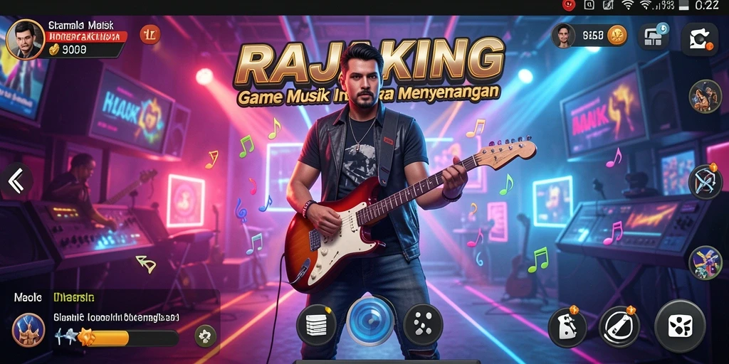 Tampilan gameplay RAJAKING yang seru dan interaktif.