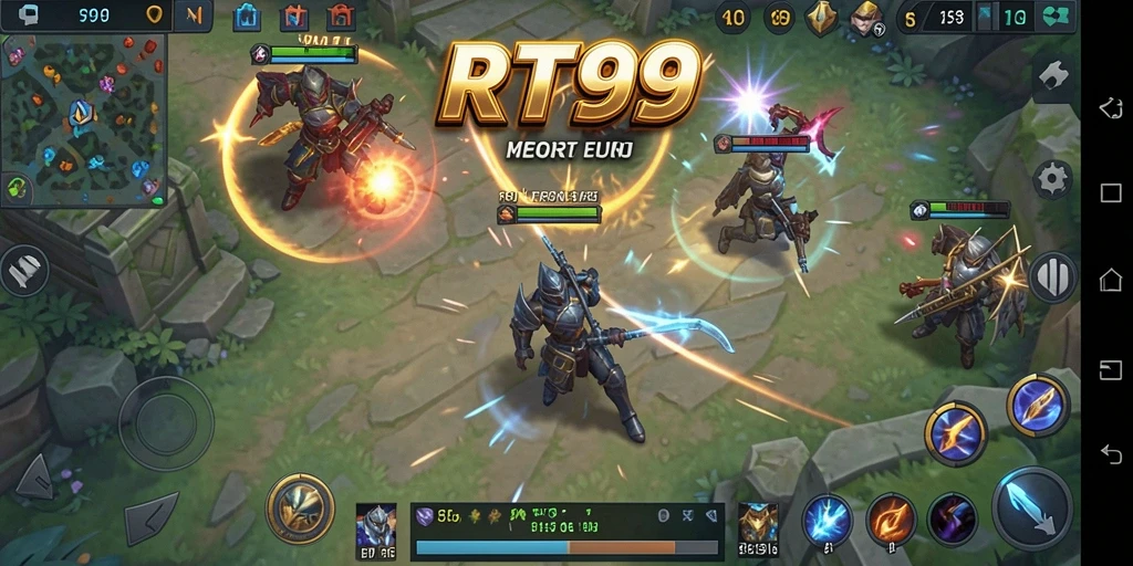 Tampilan gameplay RT99 yang menarik dan penuh strategi.