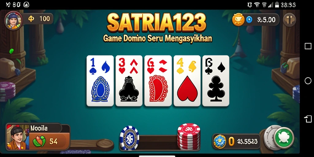 Screenshot gameplay penuh aksi dari SATRIA123 yang menyenangkan.