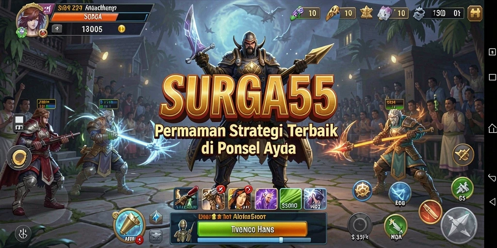 Tampilan gameplay SURGA55 yang menawan dan strategi yang menarik.